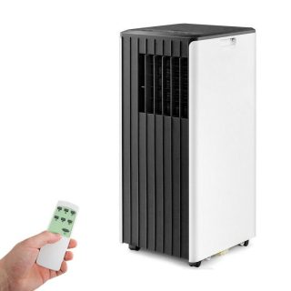 Air Conditioners | 10000 BTU(Ashrae) Portable Air Conditioner Cools 350 Sq.Ft with Dehumidifier Black Air Conditioners Air Conditioners