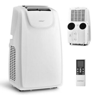 Air Conditioners | 11500 BTU(Ashrae) Dual Hose Portable Air Conditioner with Remote Control White Air Conditioners Air Conditioners