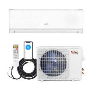 Air Conditioners | 12000 BTU 22 SEER2 208-230V Wifi Enabled Mini Split Air Conditioner and Heater White Air Conditioners Air Conditioners