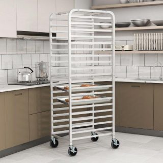 Baker’s Racks | 20-tier Bun Pan Speed Rack with Lockable Rubber Wheels Baker's Racks Baker's Racks