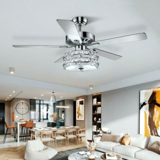 Ceiling Fans | 52 Inches Classical Crystal Ceiling Fan Lamp Ceiling Fans Ceiling Fans