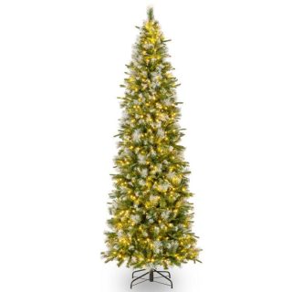 Christmas | 6/7.5/9 FT Artificial Christmas Tree with Warm-White LED Lights Christmas Christmas