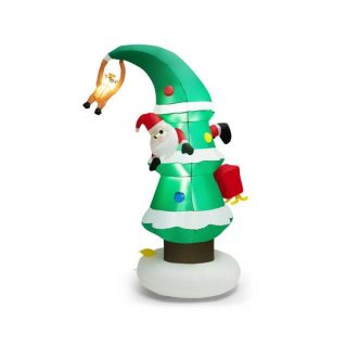 Christmas | 8 Feet Inflatable Christmas Tree with Santa Claus Christmas Christmas