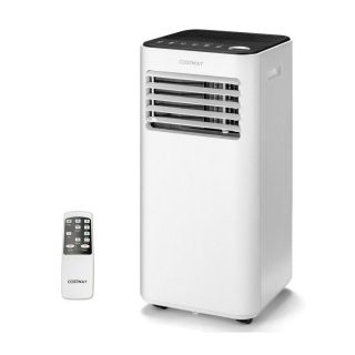 Climate Control Appliances | 10000 BTU(Ashrae) Portable Air Conditioner with Fan Dehumidifier Sleep Mode White Air Conditioners Air Conditioners