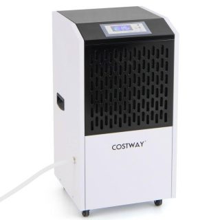 Climate Control Appliances | 250 Pints Commercial Dehumidifier with Drain Hose Large Spaces up to 8500 Sq.Ft White Climate Control Appliances Climate Control Appliances