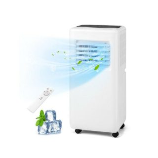 Climate Control Appliances | 3-in-1 8000 BTU Portable Air Conditioner with Remote Control White Air Conditioners Air Conditioners