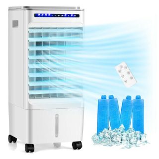 Climate Control Appliances | 3-in-1 Evaporative Portable Air Cooler with 3 Modes include Remote Control White Air Coolers Air Coolers