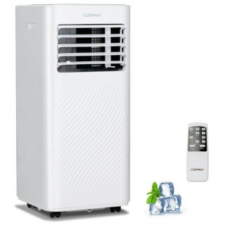 Climate Control Appliances | 8000 BTU(Ashrae) Portable Air Conditioner Cools 250 Sq.Ft with Timer White Air Conditioners Air Conditioners