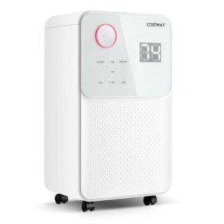 Dehumidifiers | 32 Pints 2000 Sq. Ft Dehumidifier for Home and Basements with 3-Color Digital Display White Climate Control Appliances Climate Control Appliances