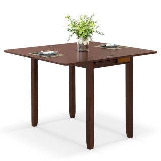 Dining Tables | Mid Century Folding Dining Table for 4 People Extendable Kitchen Table with Hidden Storage Brown Kitchen & Dining Brown