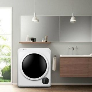 Dryers | 1700W Electric Tumble Laundry Dryer with Steel Tub White Dryers Dryers