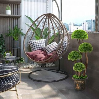 Faux Plants | 3 Feet Decorative Artificial Cedar Topiary Tree with Rattan Trunk Decorative Accessories Faux Plants