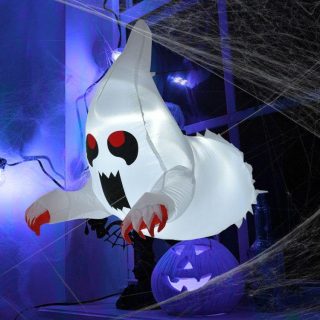 Halloween | 3.3 Feet Flying Ghost Halloween Inflatable with Suction Cups Halloween Halloween