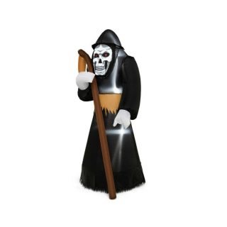 Halloween | 8 Feet Halloween Inflatable Grim Reaper Ghost Black Halloween Black