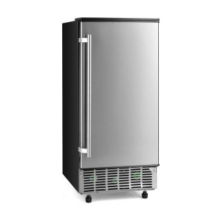 Ice Makers | 115V Free-Standing Undercounter Built-In Ice Maker with Self-Cleaning Function Silver Ice Makers Ice Makers