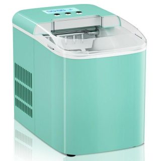 Ice Makers | 26 lbs Countertop LCD Display Ice Maker with Ice Scoop Light Green Ice Makers Ice Makers