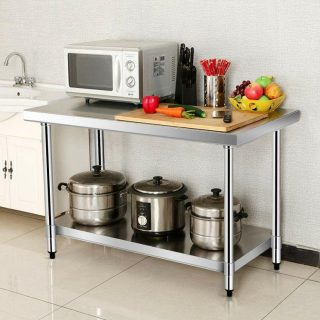 Kitchen Tools | 24 x 36 Inch Stainless Steel Commercial Kitchen Food Prep Table Silver Kitchen Tools