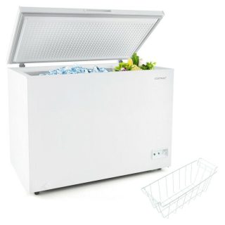 Refrigerators & Freezers | Compact Deep Freezer with 7-Level Adjustable Temperature and Removable Basket White Kitchen Appliances Refrigerators & Freezers