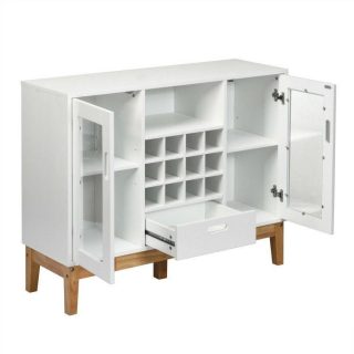 Sideboards, Cabinets & Buffets | Wood Wine Storage Cabinet Sideboard Console Buffet Server White Kitchen & Dining Sideboards, Cabinets & Buffets