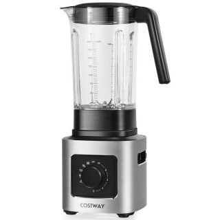 Small Appliances | 1500W 5-Speed Countertop Smoothie Blender with 5 Presets and 68oz Tritan Jar Silver Kitchen Appliances Silver