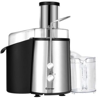 Small Appliances | 2 Speed Electric Juice Press for Fruit and Vegetable Black + Sliver Kitchen Appliances Black + Sliver