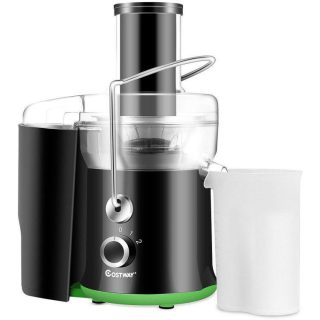 Small Appliances | 2 Speed Wide Mouth Fruit and Vegetable Centrifugal Electric Juicer Black + Green Kitchen Appliances Black + Green