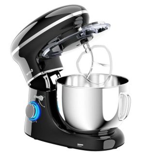 Small Appliances | 6.3 Quart Tilt-Head Food Stand Mixer 6 Speed 660W Black Kitchen Appliances Black