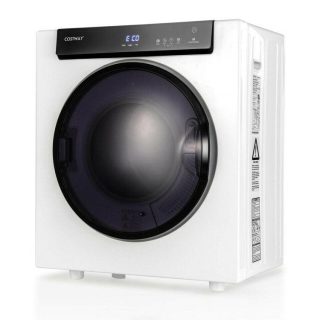 Washers & Dryers | 2.6 Cu.ft Compact Clothes Dryer with Touch Panel and 2 Modes White Dryers Dryers