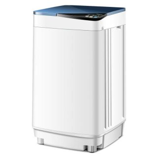 Washing Machines | Full-Automatic Washing Machine with Built-in Barrel Light Blue Food Warmers & Burners Blue