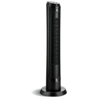 Climate Control Appliances | 40 Inch Tower Fan with Remote 75˚ Oscillating Fan with 3 Wind Modes and 4 Wind Speeds Black Climate Control Appliances Black