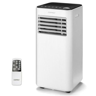 Climate Control Appliances | 8000 BTU(Ashrae) Portable Air Conditioner with Fan White Air Conditioners Air Conditioners