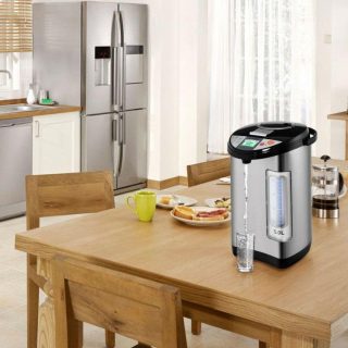 Small Appliances | 5-liter Electric LCD Water Boiler and Warmer Black And Metal Silver Kitchen Appliances Black And Metal Silver